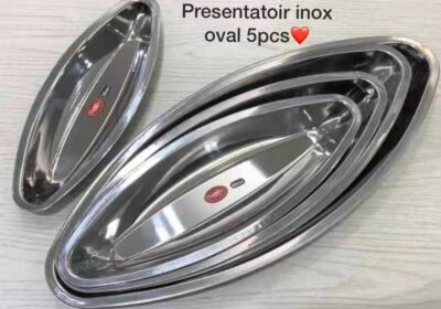 5pcs oval inox